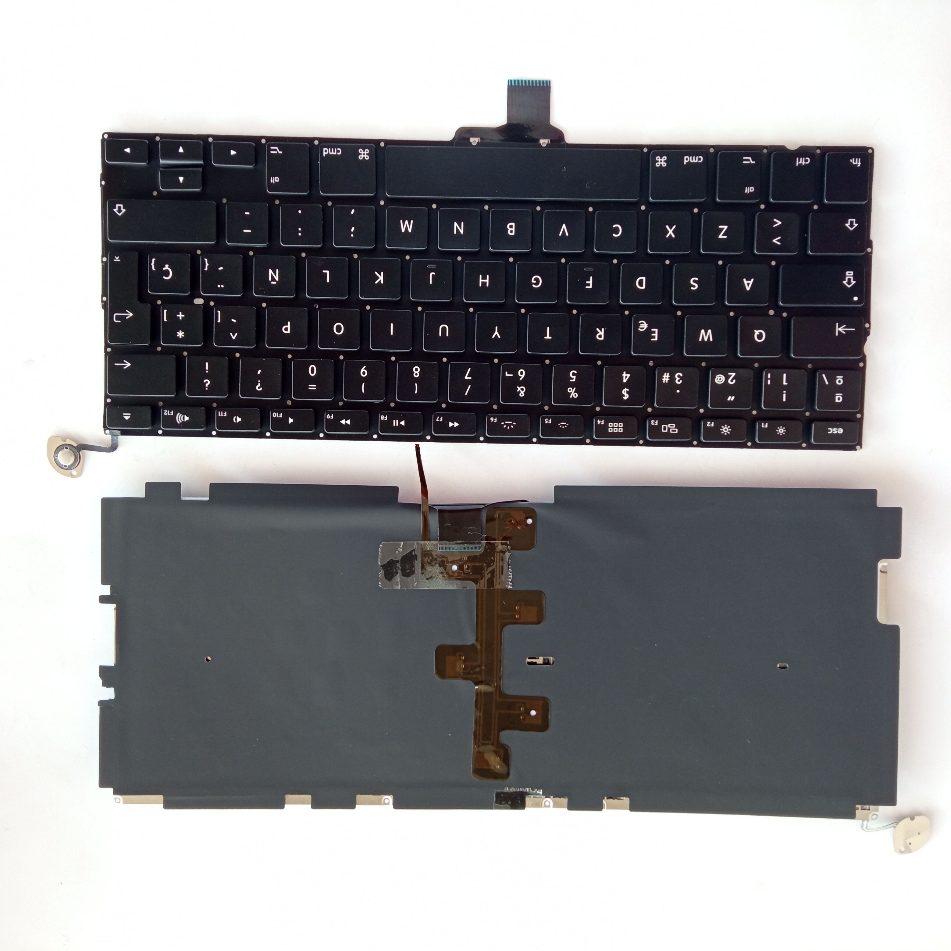 Picture of New Replacement Laptop Keyboard For APPLE A1278 Enter BLACK Backlit SP Layout